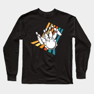 Retro Bowling Long Sleeve T-Shirt